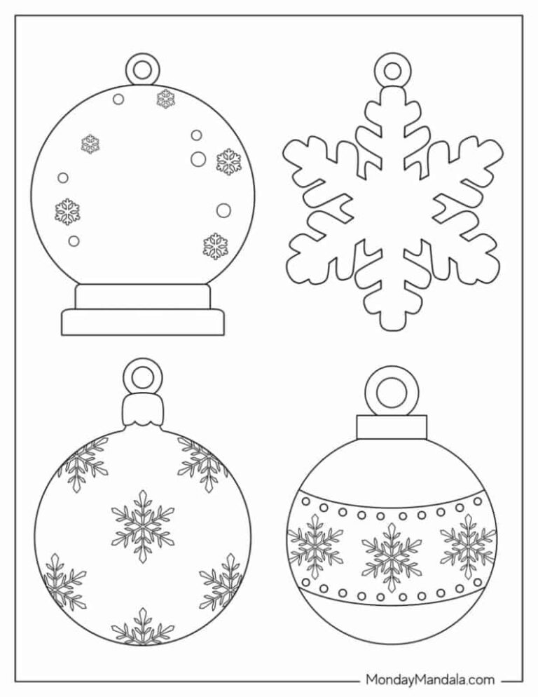 Ornament Template Printable: Create Unique and Festive Decorations