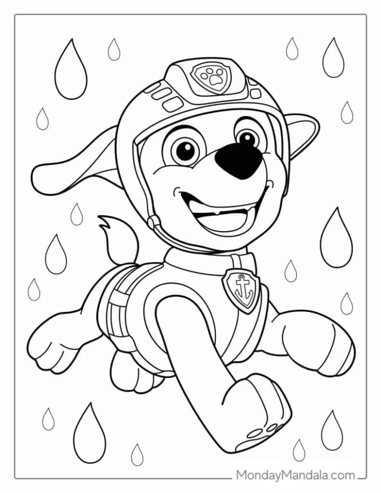 Paw Patrol Free Printable Coloring Pages: A Fun and Educational Activity for Kids