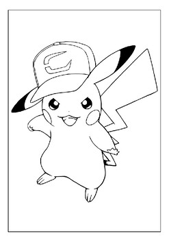 Pikachu Printable Coloring Pages: Engage in the Electrifying World of Art and Creativity