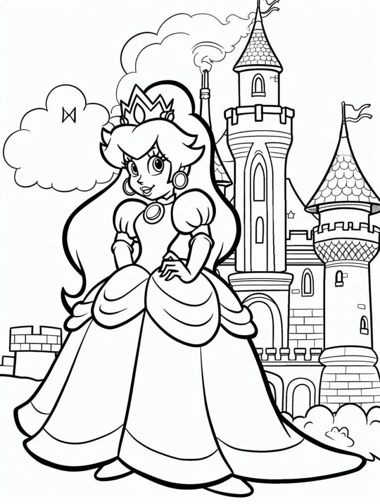 Princess Peach Printables: A Royal Collection for Fans of All Ages