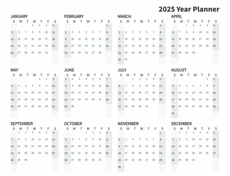 Printable 2025 Calendars: Design, Customization, and Applications