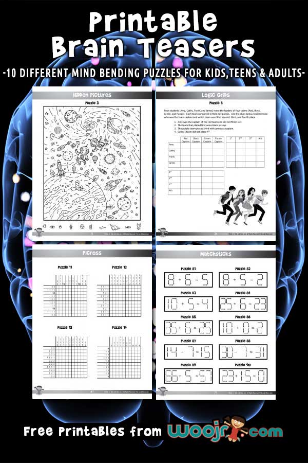 Printable Brain Teasers: Unleash Your Mind’s Potential