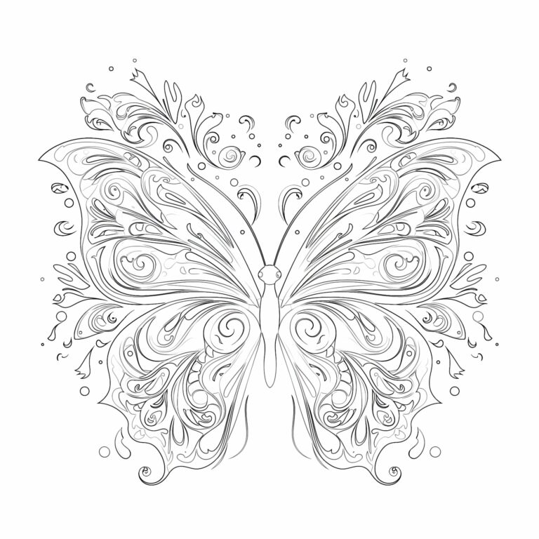 Printable Butterfly Pictures To Color: A Journey of Creativity and Relaxation