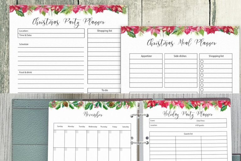 Printable Christmas List Template: A Guide to Effortless Holiday Planning