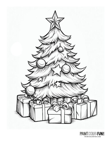 Printable Christmas Tree Coloring Sheets: A Festive and Creative Way to Celebrate the Holidays