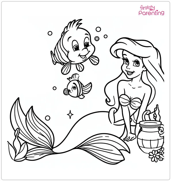 Printable Coloring Pages Ariel: A Journey into the Enchanting Underwater World