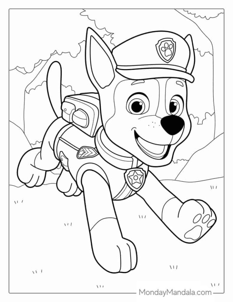 Printable Coloring Pages for Paw Patrol: Fun and Educational Activities for Kids