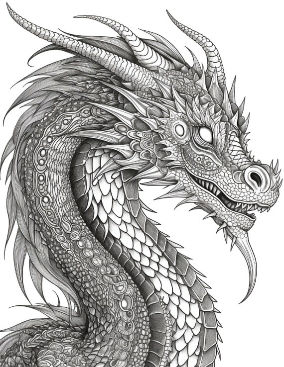 Printable Dragon Coloring Pages: Unleash Your Creativity and Inner Artist