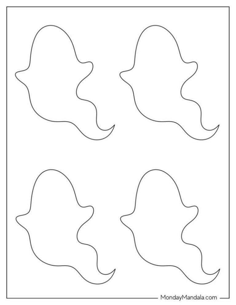 Printable Ghost Templates: A Spooktacular Guide for Halloween and Beyond