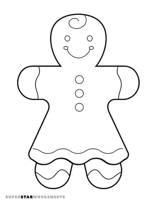 Printable Gingerbread Man Template: A Sweet Delight for the Holidays