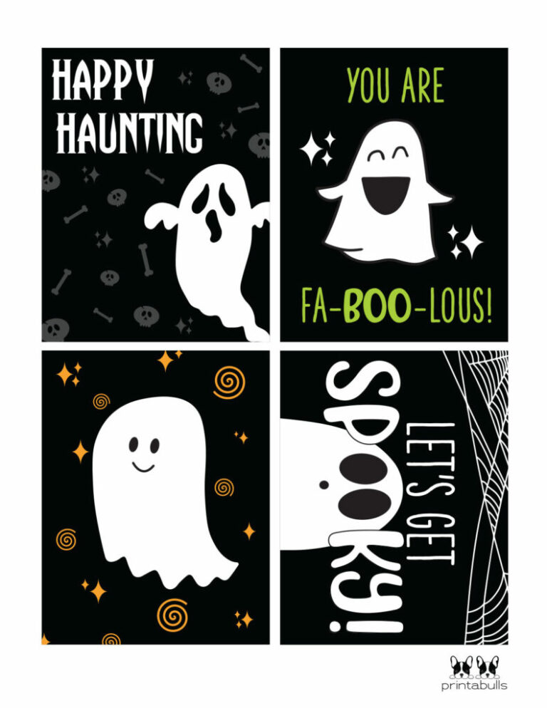 Printable Halloween Cards: Spooky, Cute, and Uniquely Yours