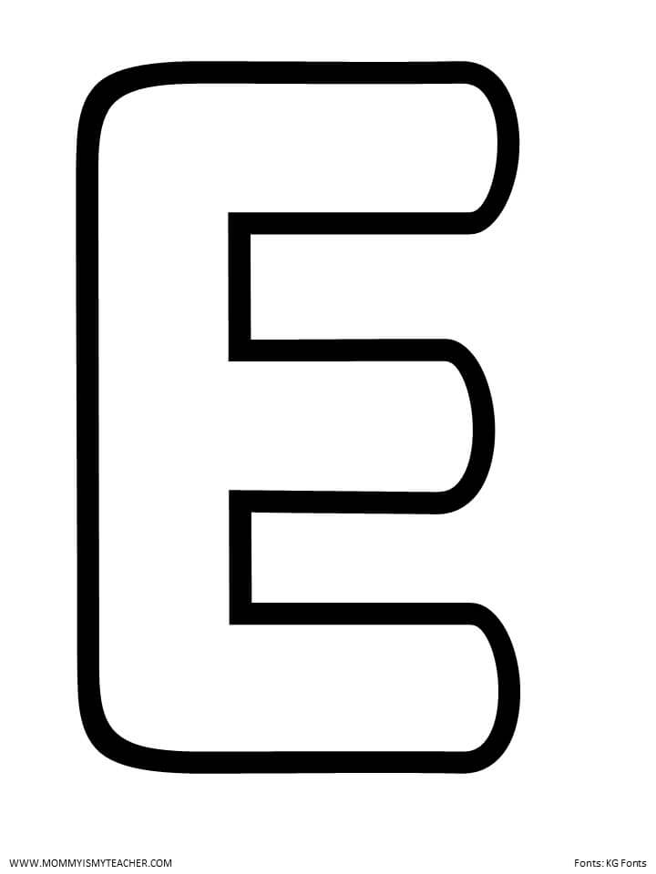 Printable Letter E: A Comprehensive Guide to Printing and Design