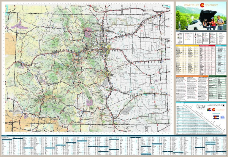 Printable Map of Colorado: A Guide to Navigating the Centennial State