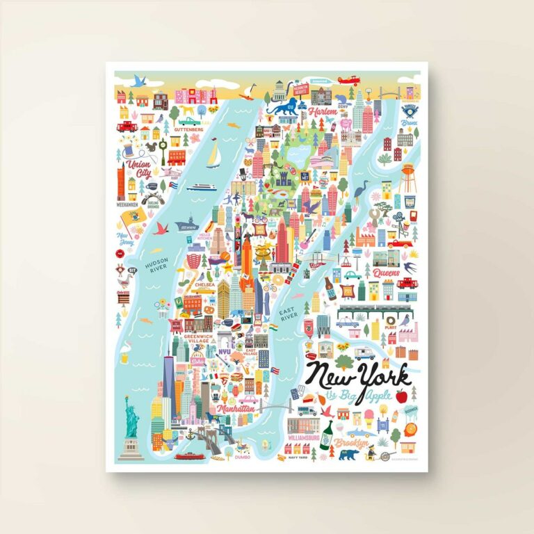 Printable Map Of New York City: Your Guide to Navigating the Big Apple