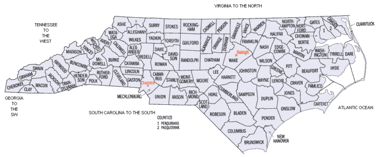 Printable Map of North Carolina: Your Essential Guide to the Tar Heel State