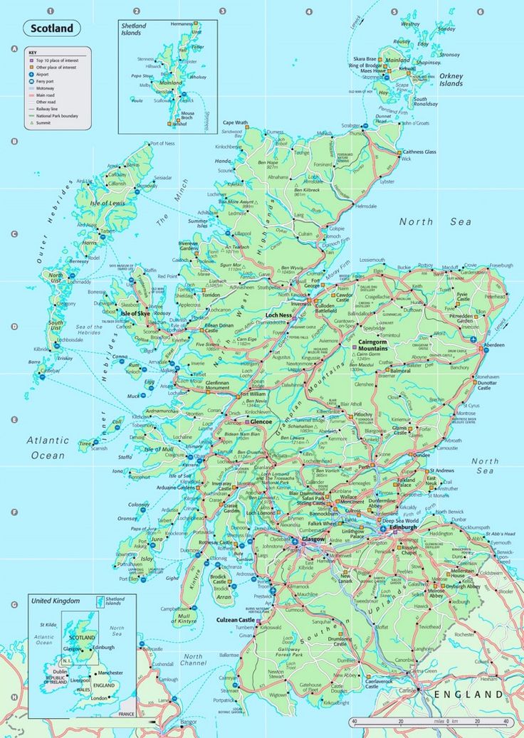 Printable Map of Scotland: A Comprehensive Guide to Scotland’s Geography