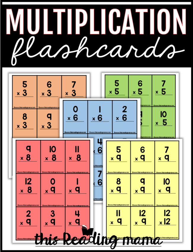 Printable Multiplication Flash Cards: Empowering Math Proficiency