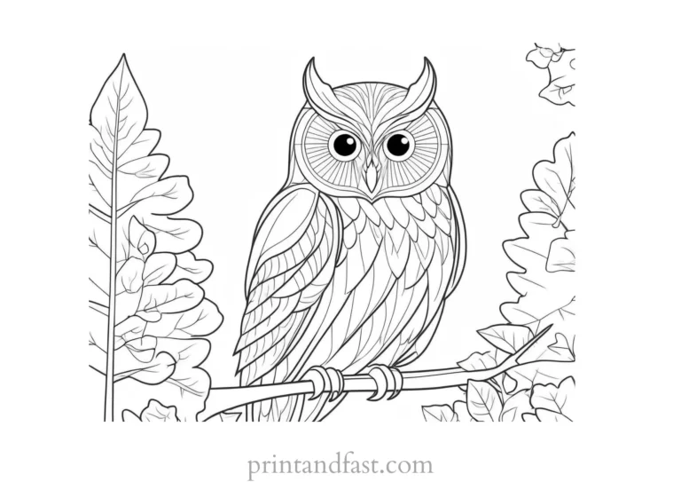 Printable Owl Coloring Pages: Unleash Your Creativity and Explore the Enchanting World of Owls