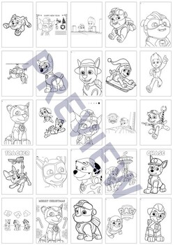 Printable Paw Patrol Colouring Pages: Engage, Educate, and Entertain Young Minds