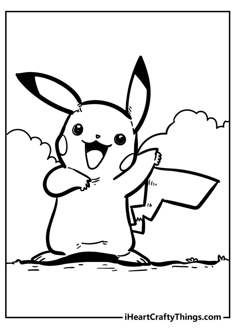 Printable Pikachu Coloring Pages: A Delightful Adventure for Kids