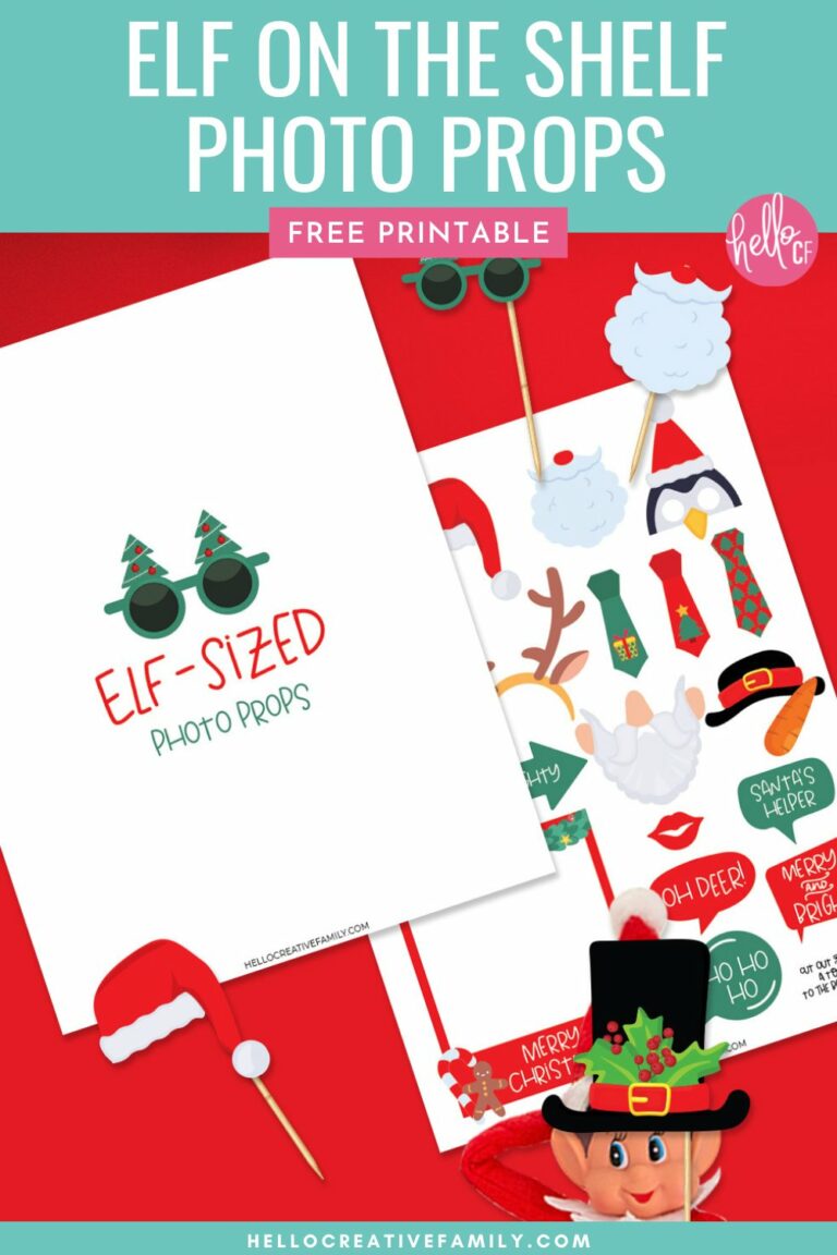 Printable Props For Elf On The Shelf: Elevate Your Holiday Traditions