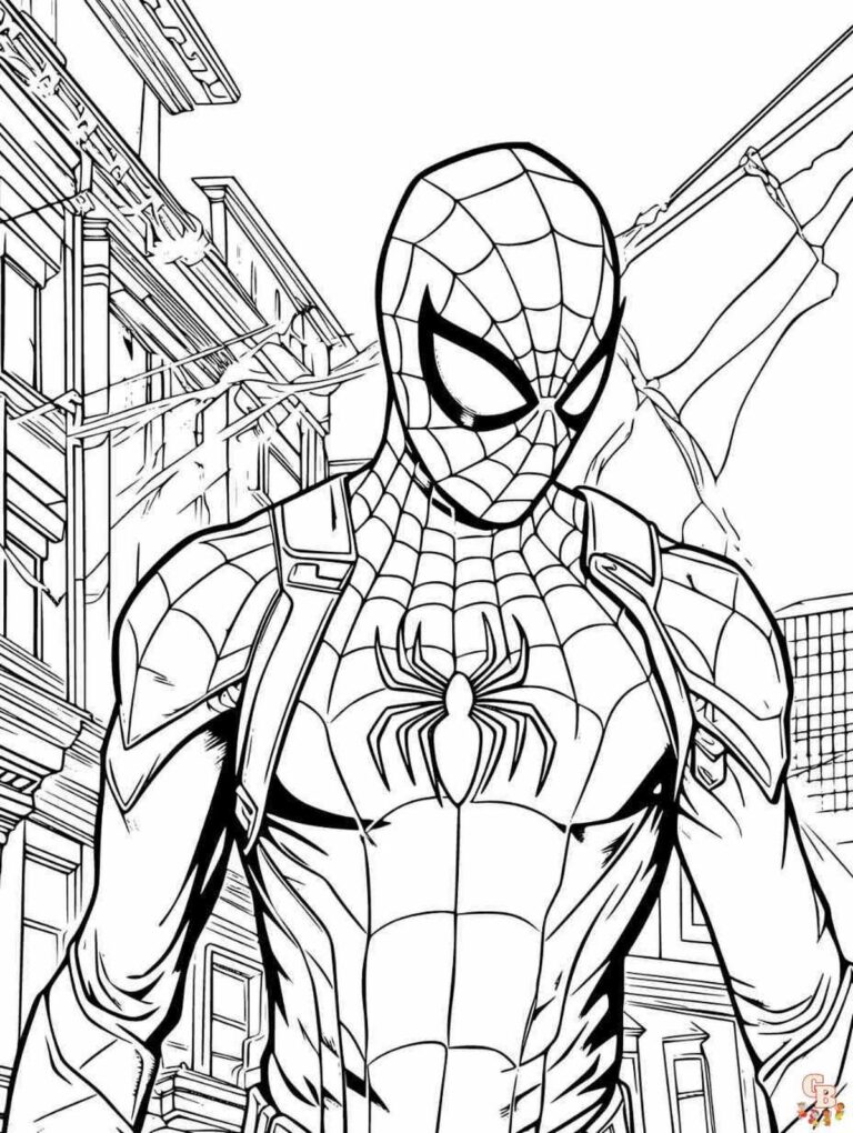 Printable Spiderman Coloring Sheets: Unleash Your Inner Artistry