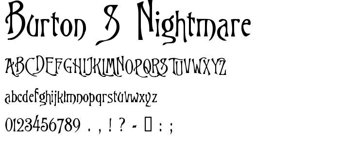 Printable Tim Burton Fonts: A Journey into the Master’s Visual Style