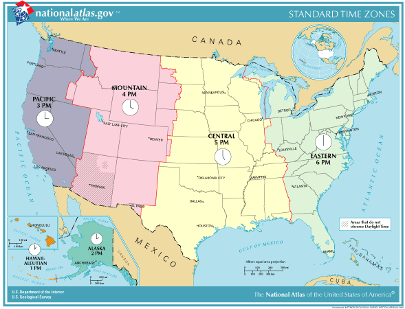 Printable Time Zone Map USA: A Comprehensive Guide for Navigating Time Zones in the United States