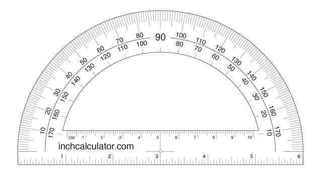 Protractor For Demo: Printable Guide to Measuring Angles