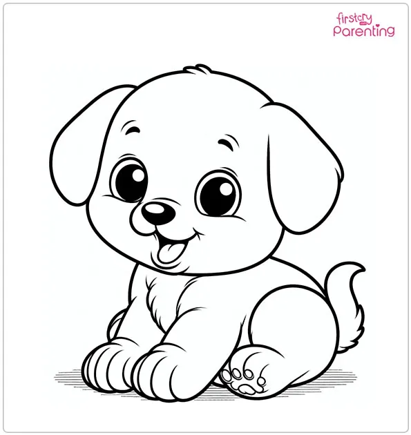 Puppies Coloring Pages Printable: A Fun and Educational Activity for Kids