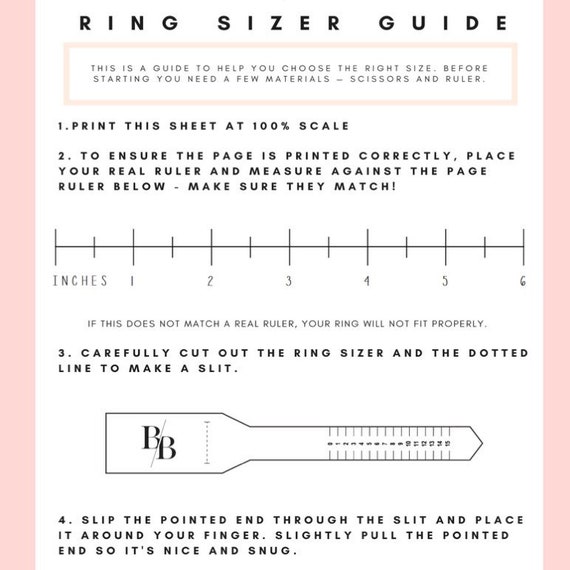 Ring Sizer Printable: Your Ultimate Guide to Finding the Perfect Fit