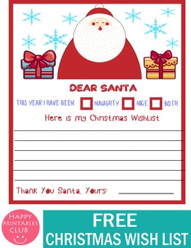 Santa Wish List Printable: A Magical Tool for Holiday Planning