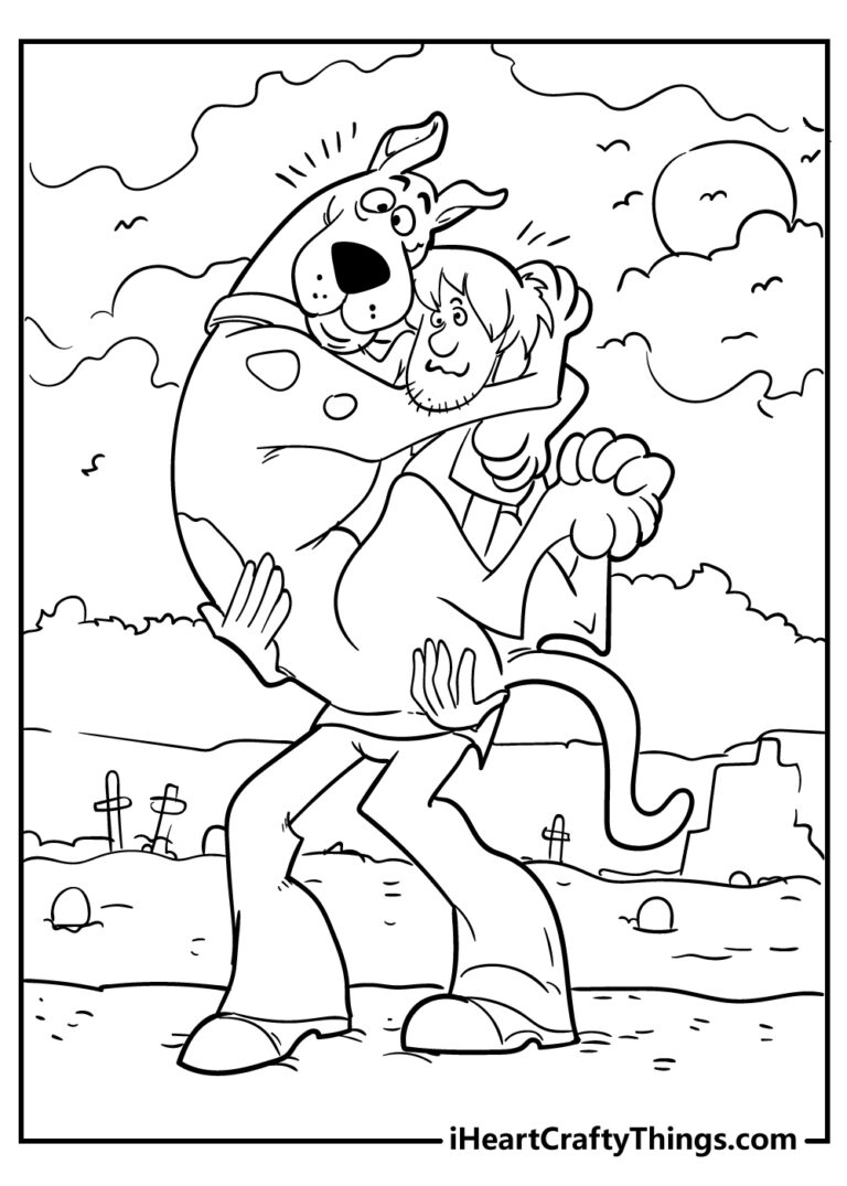 Scooby Doo Printables Coloring Pages: A Fun and Educational Activity for Kids