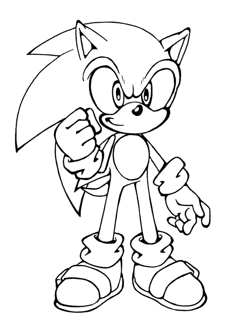 Sonic Coloring Pages Free Printable: Unleash Your Creativity with the Blue Blur