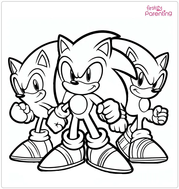 Sonic The Hedgehog Printable Coloring Pages: Engage in Adventure and Imagination