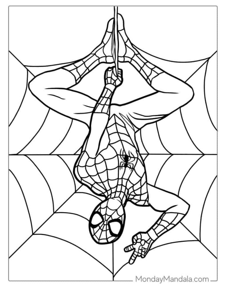 Spiderman Coloring Pages Free Printable for Kids of All Ages