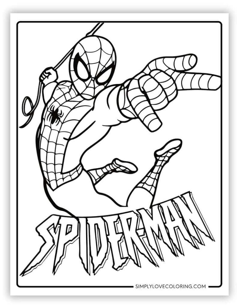 Spiderman Printable Coloring Pages Free: Unveil a World of Web-Slinging Adventure