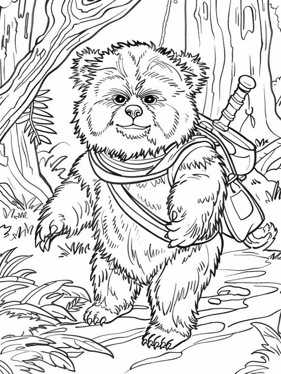 Star Wars Printable Colouring Pages: A Fun and Educational Journey to a Galaxy Far, Far Away