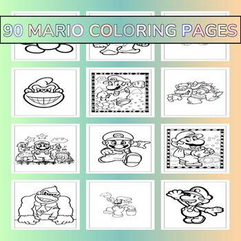 Super Mario Coloring Printables: A Fun and Educational Activity for Kids