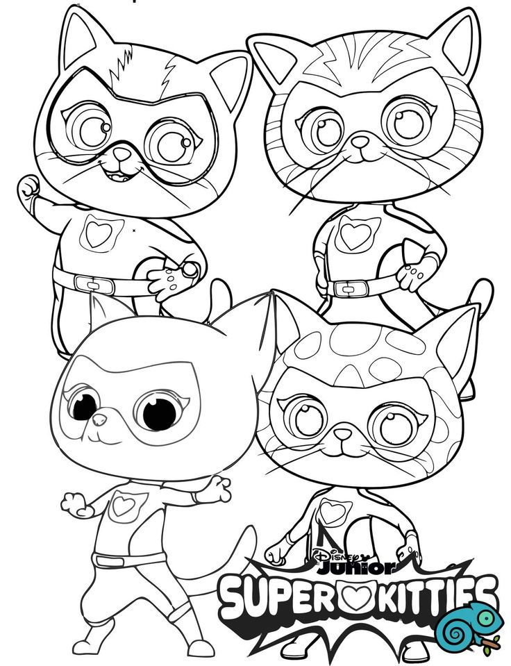 Superkitties Coloring Pages: Unleash Creativity and Educational Fun for Kids