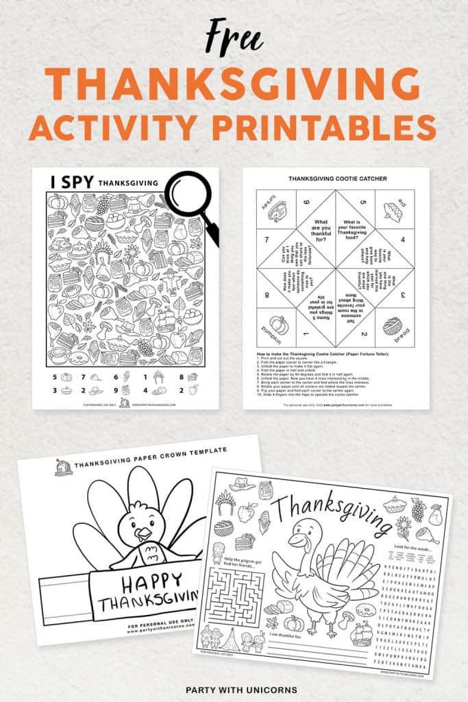 Thanksgiving Printable Activities: Enriching Your Holiday Celebrations