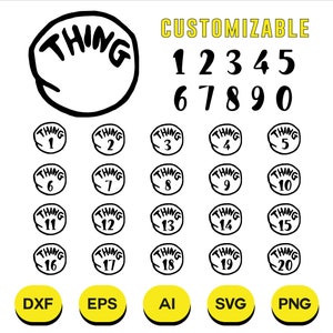 Thing 1 and Thing 2 Printable: Creative and Educational Fun for Kids