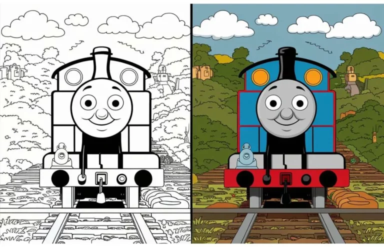 Thomas the Train Printable Coloring Book: Creative Fun for Kids