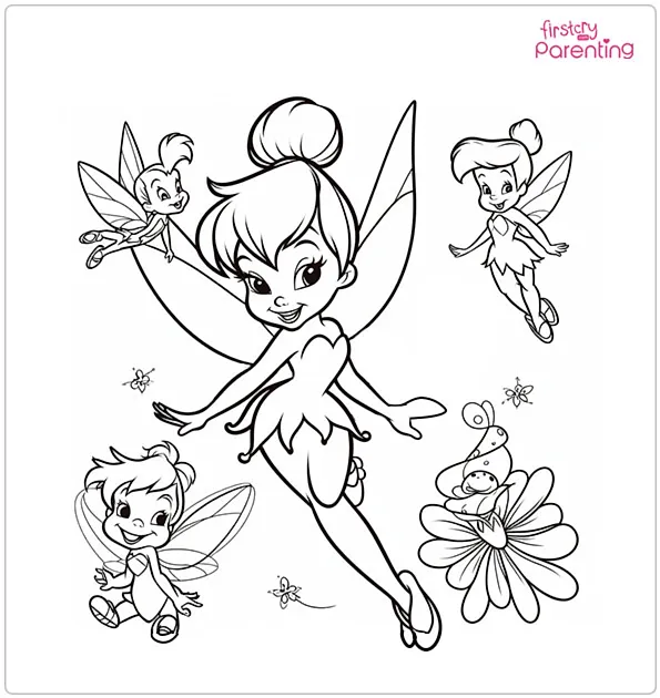 Tinkerbell Printable Coloring Pages: A Journey into Pixie Hollow