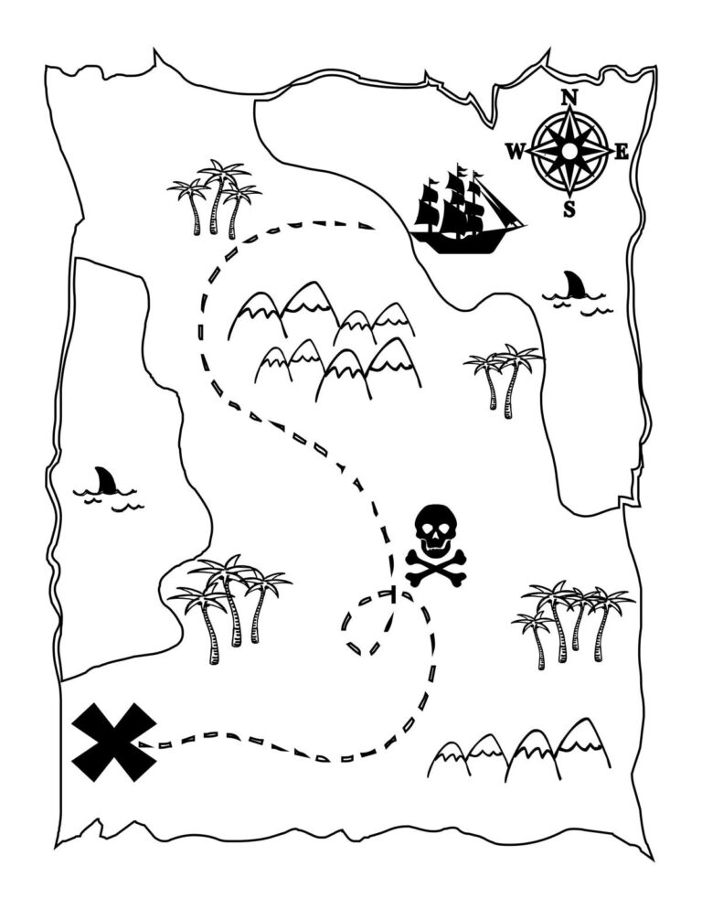 Treasure Map Printable: A Guide to Creating and Using Printable Maps for Education, Recreation, and Art