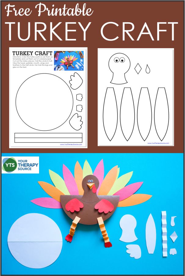 Turkey Craft Printable: Unleash Your Creativity and Make Your Own Gobblers