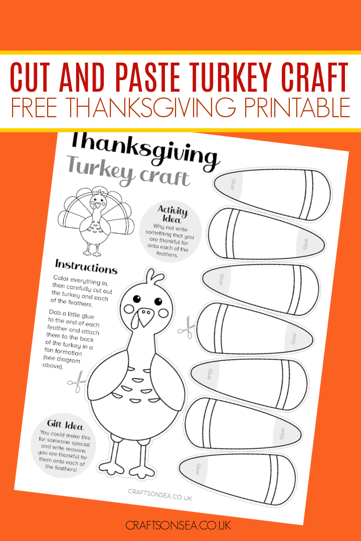 Turkey Template Printable: A Guide to Festive and Educational Crafts