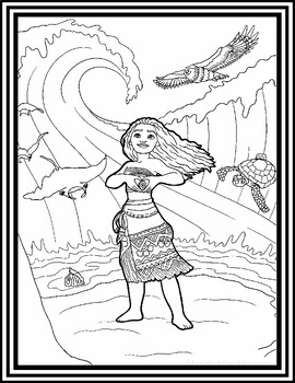 Unleash Creativity with Moana Coloring Pages Printable