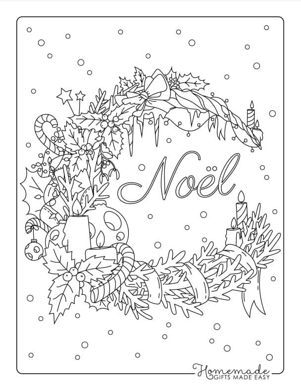 Unleash Your Creativity with Adult Christmas Coloring Pages Printable