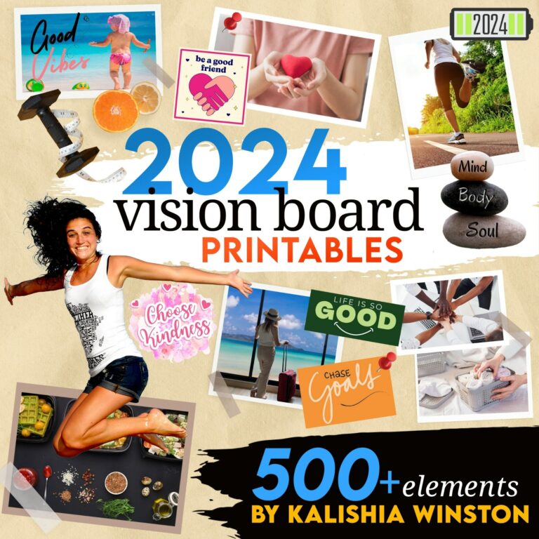 Vision Board Printables: Unleash Your Dreams and Manifest Your Goals